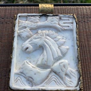 Tibetan Nepalese Horse Pendant Hand carved
